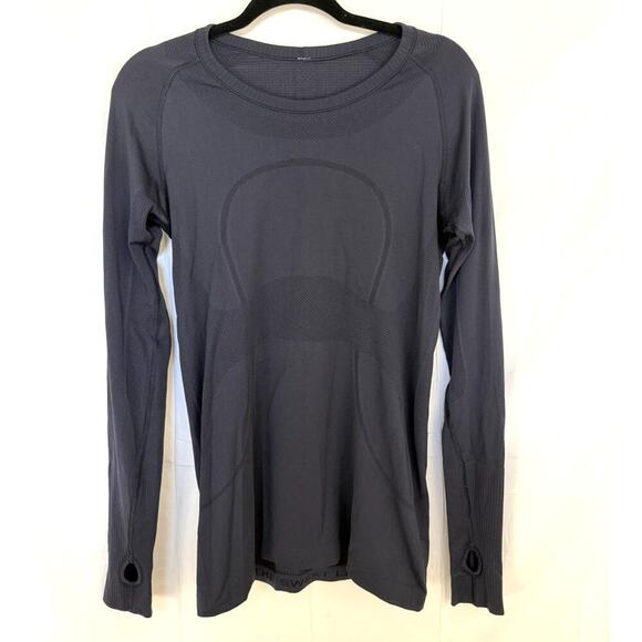Lululemon navy swiftly tee long sleeve size 10 - Picture 4 of 4